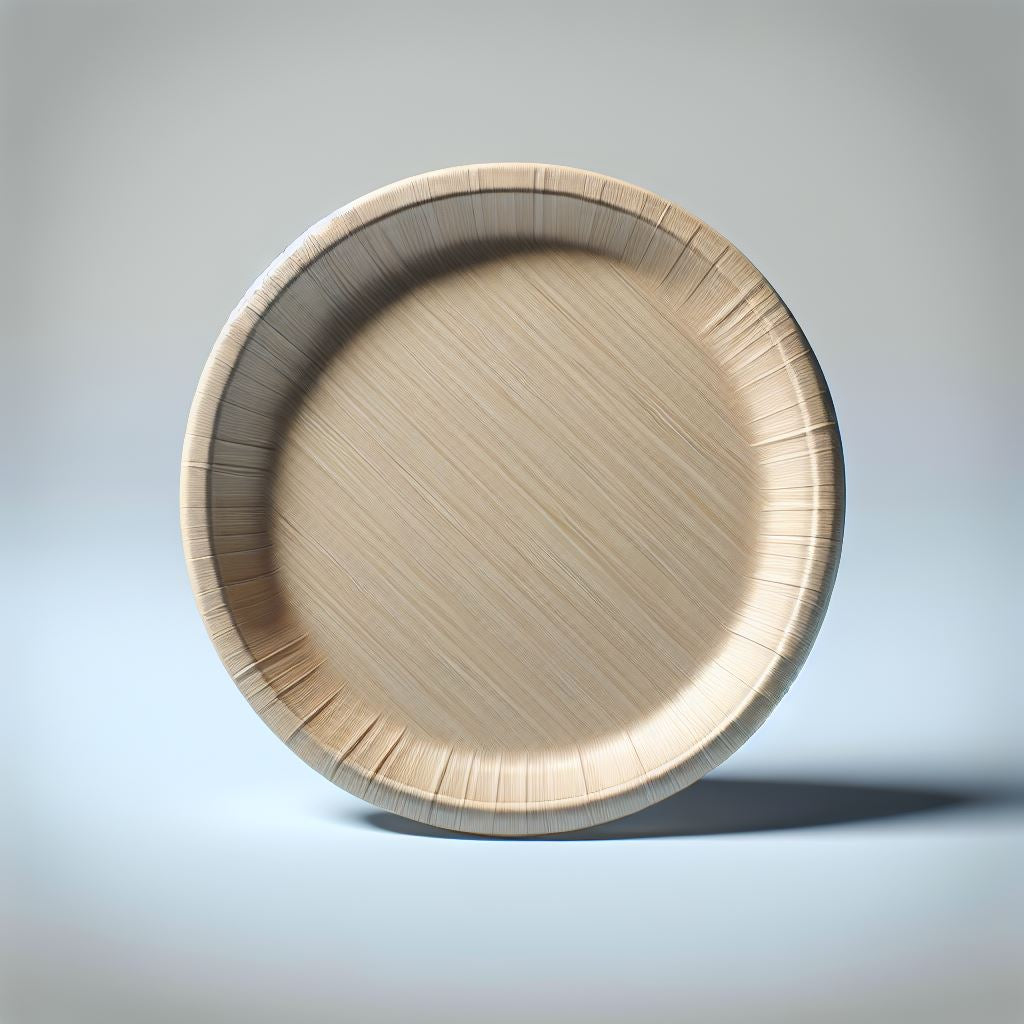 7" Palm Leaf disposable Appetizer Plates