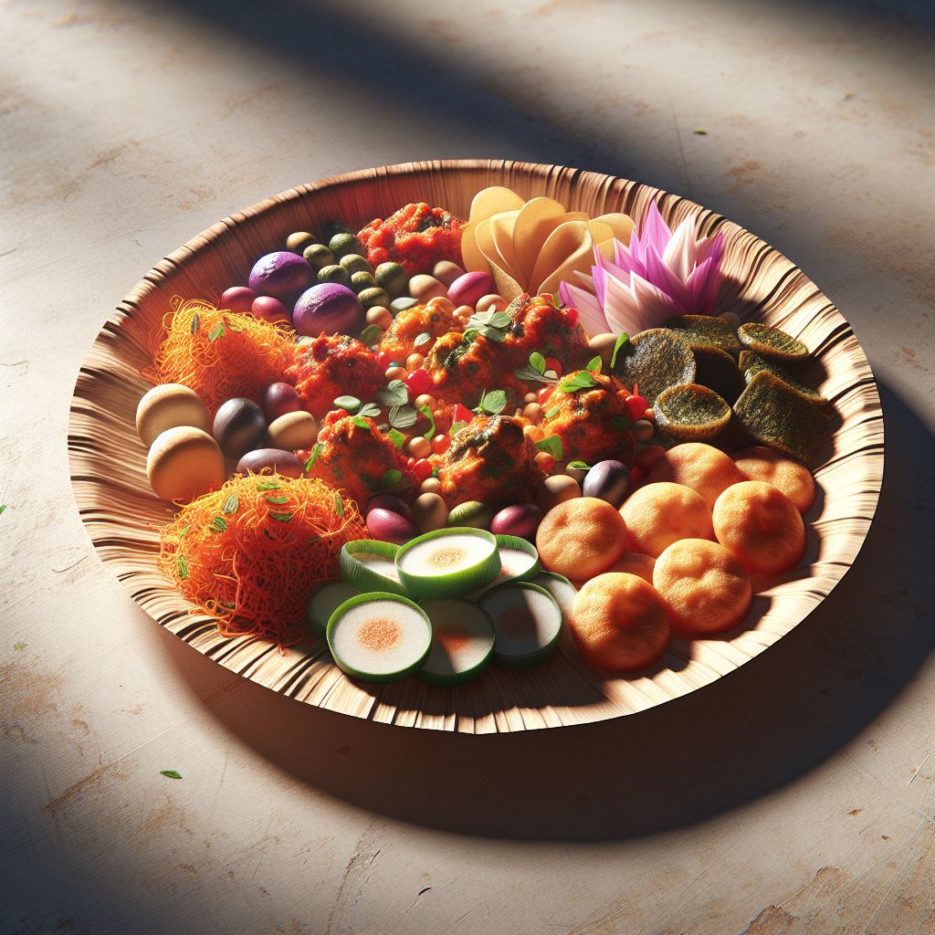 10" Palm Leaf disposable Dinner Plates - 50 Pack