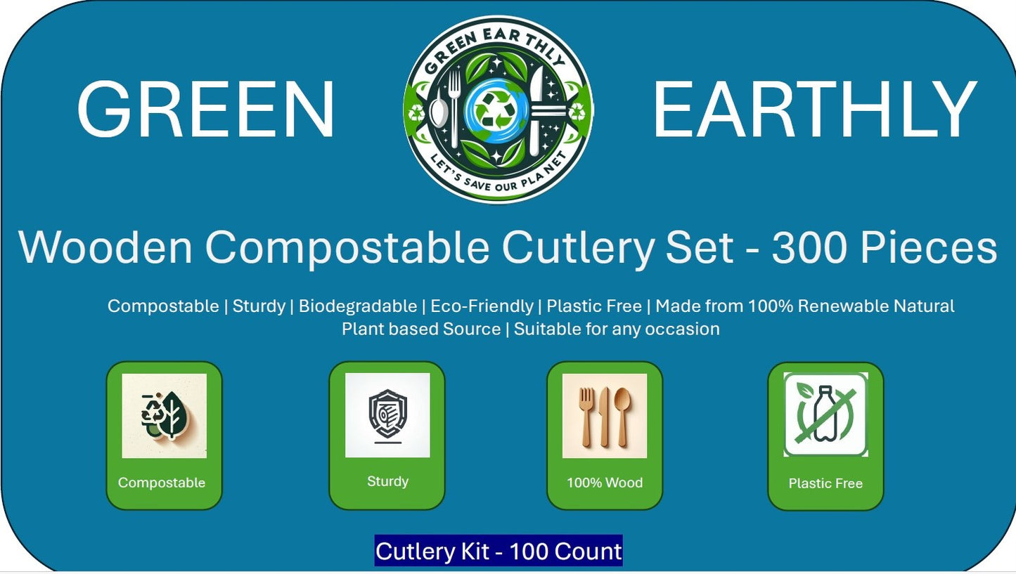 Wooden Cutlery - Spoons, Forks & Knifes