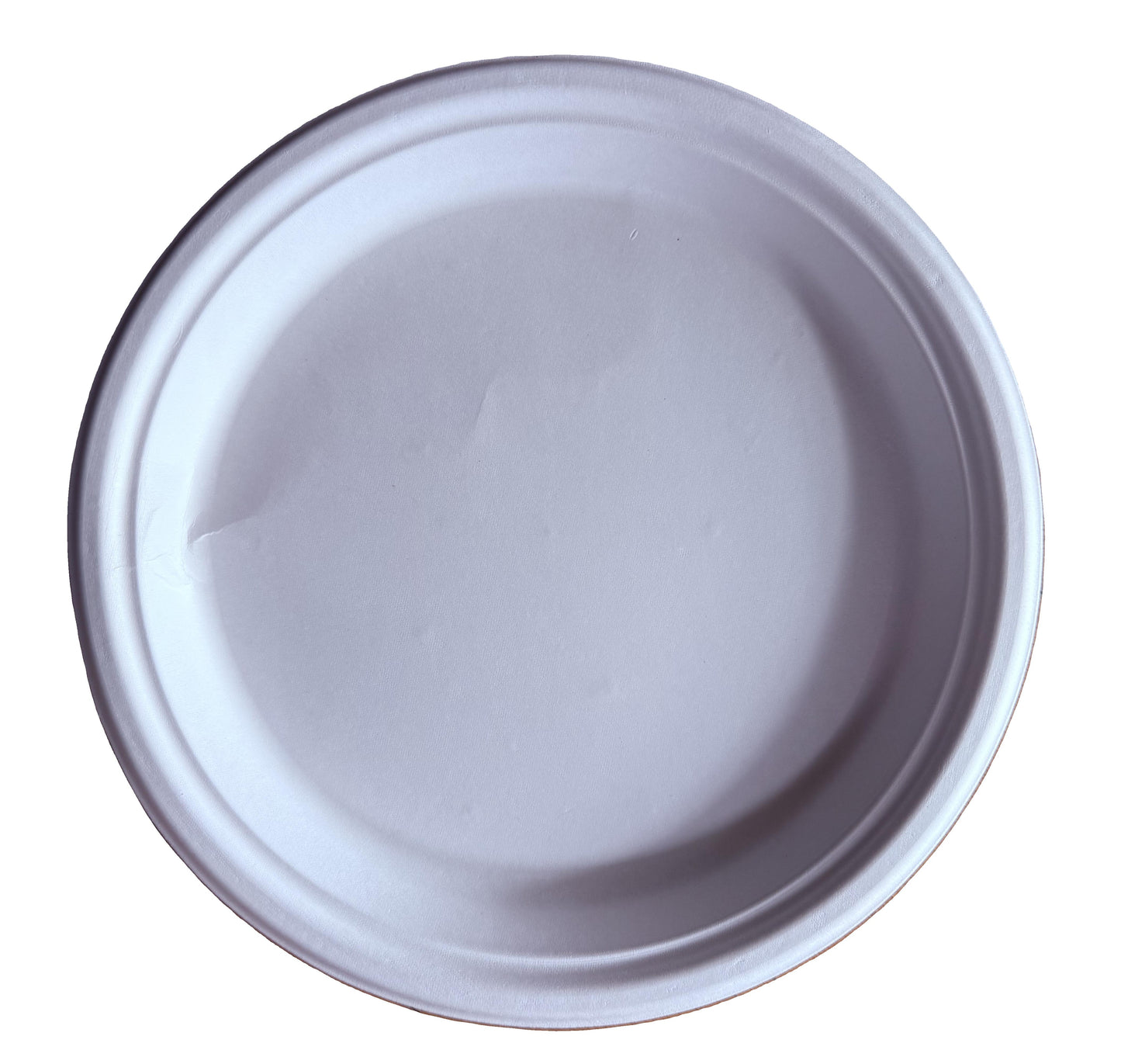 Bagasse (Sugarcane pulp) 9 Inch Round Disposable Plates- 125/500 Pack